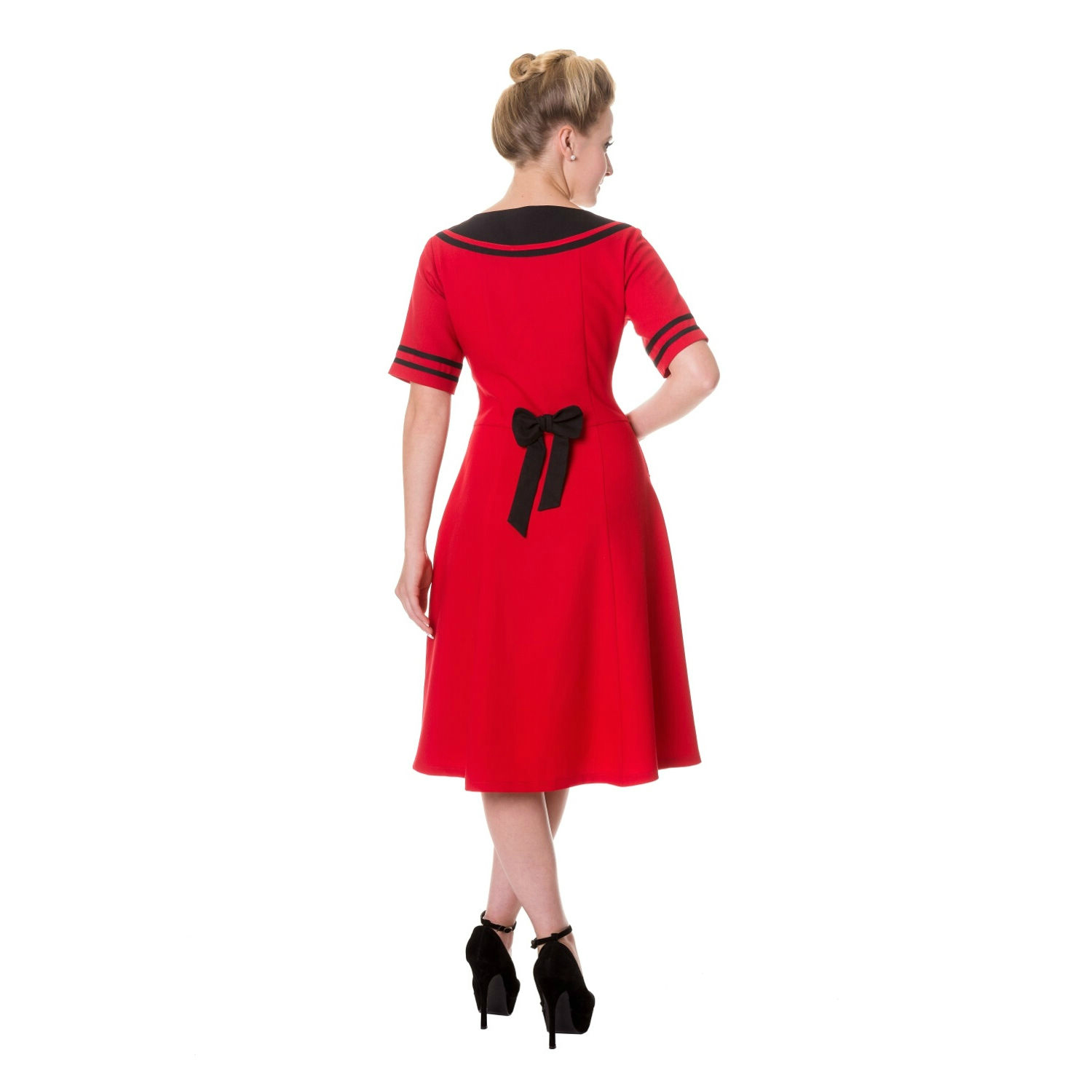 Red Banned Vintage Dress