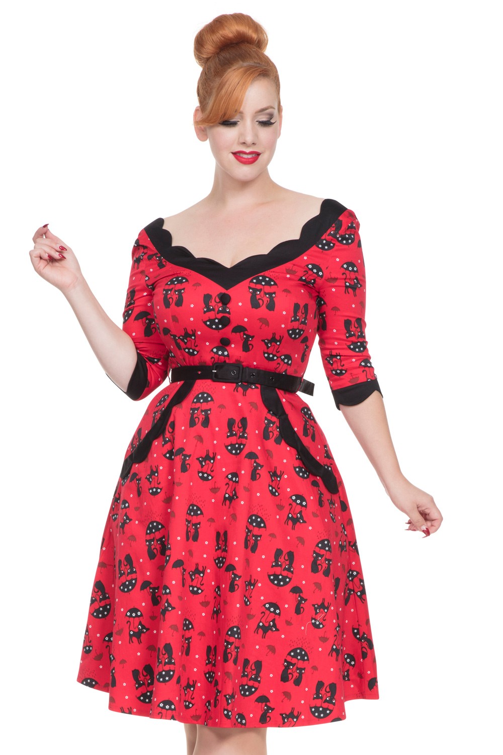 Vixen Red Katnis Swing Dress