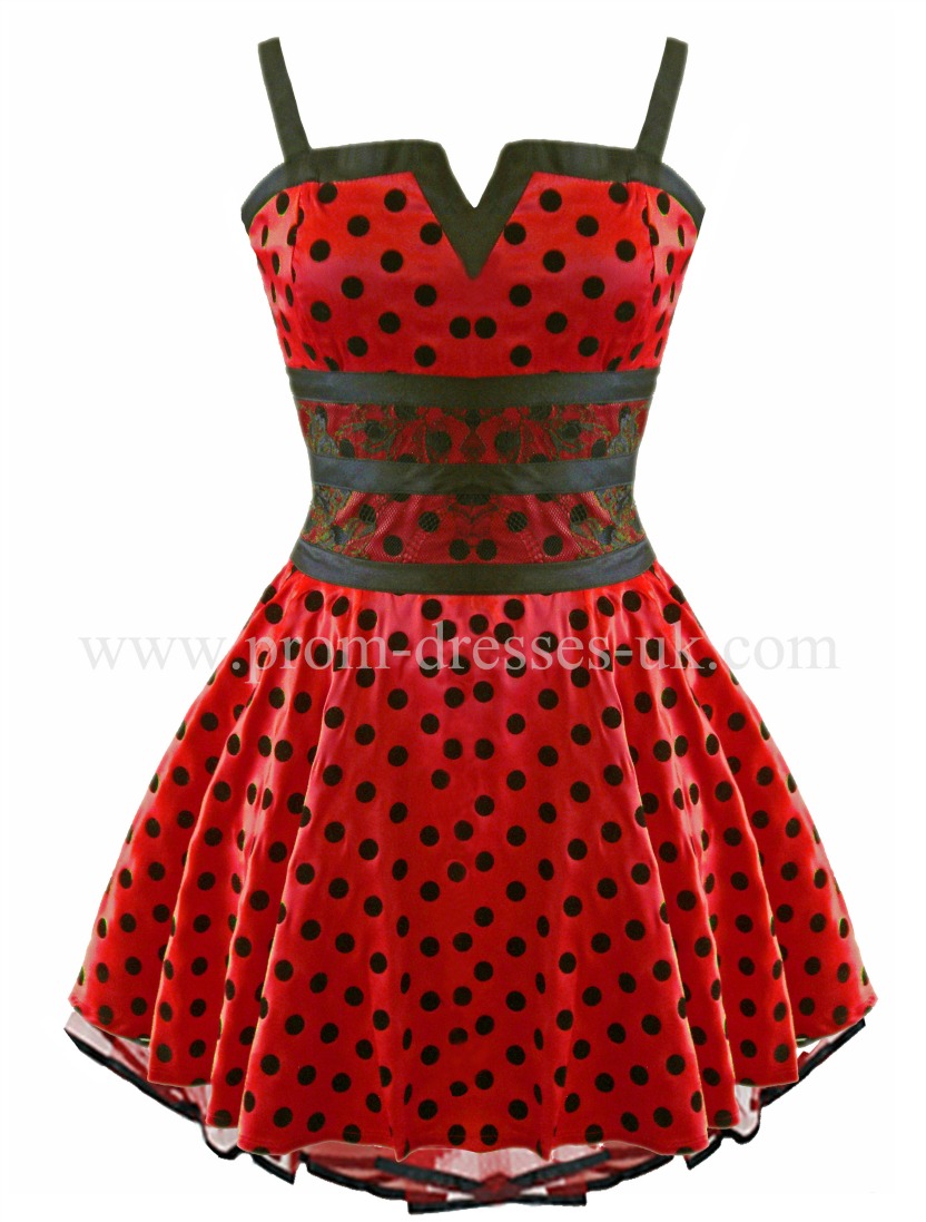 Enlarge Jawbreaker Satin Red Polka Dot