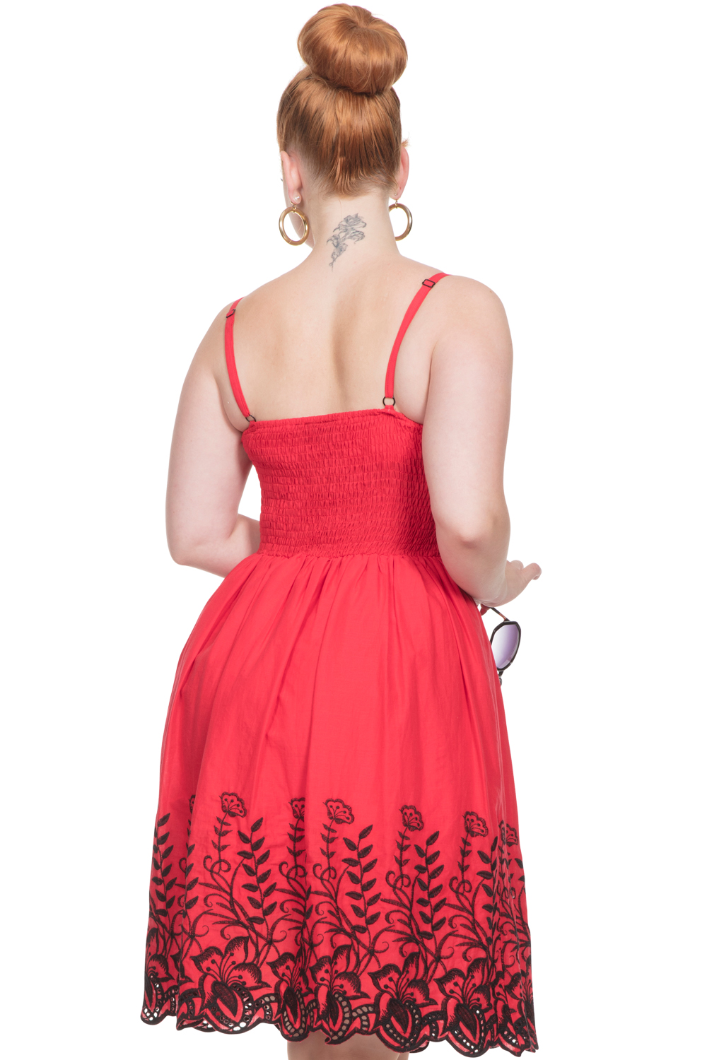 Voodoo Vixen Red Scarlett 50s Dress