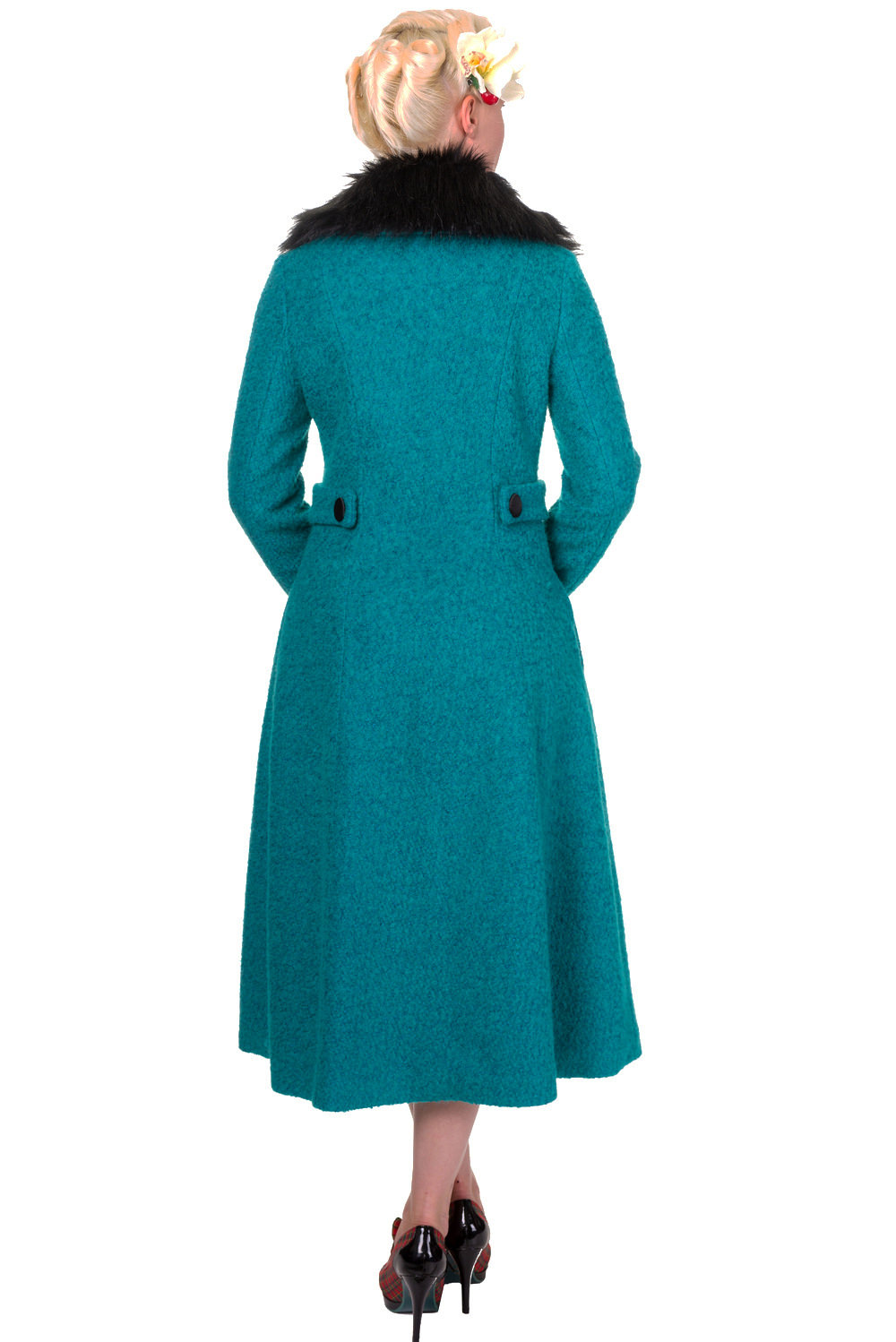 Banned By Dancing Days Simple Game Emerald Winter Coat