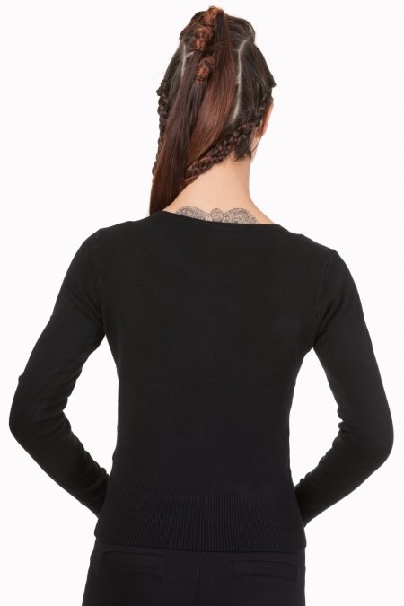 Sugar Skull 50s Rockabilly Emo Cardigan