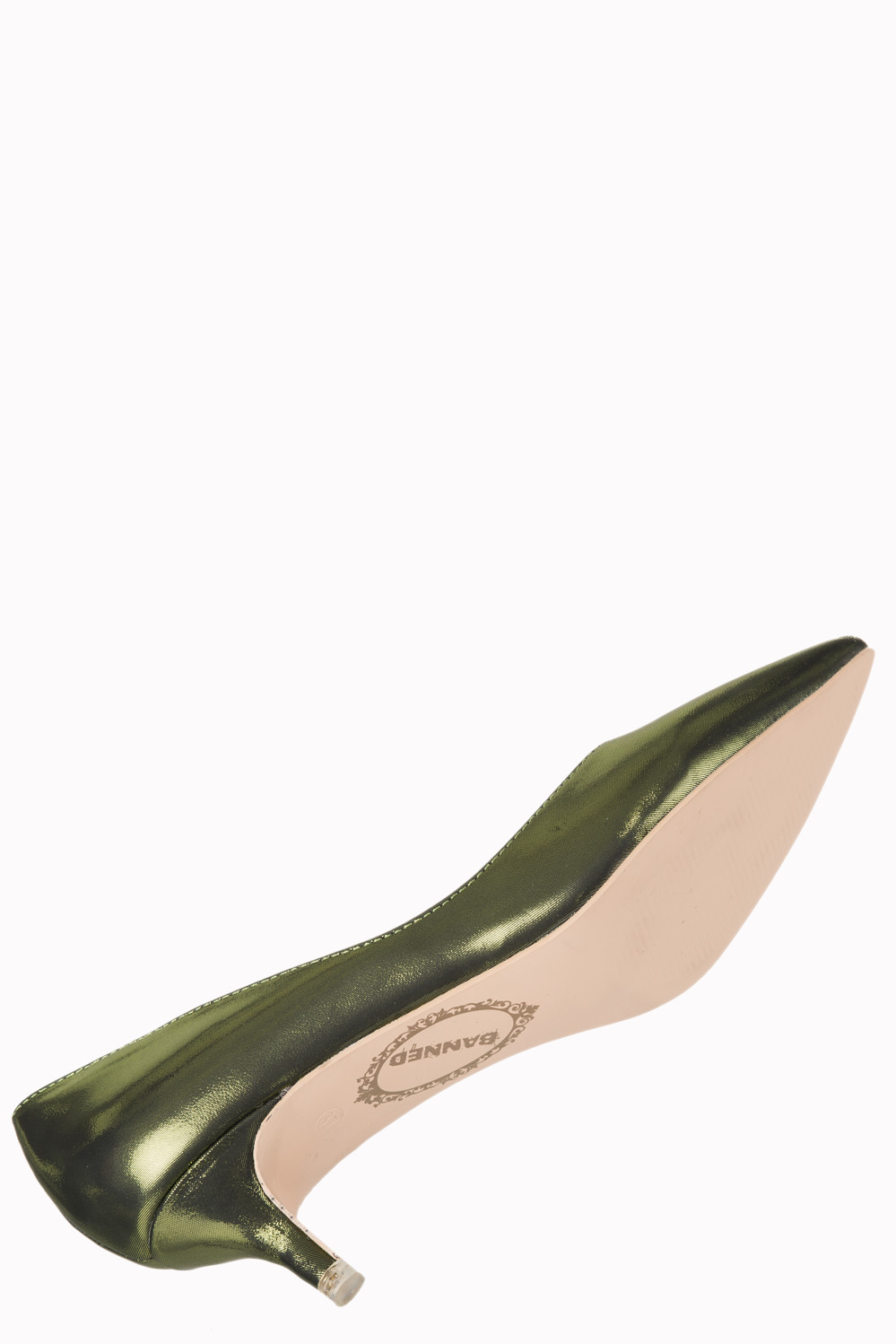 Dancing Days By Banned 1940s Olive Green Kitten Heels