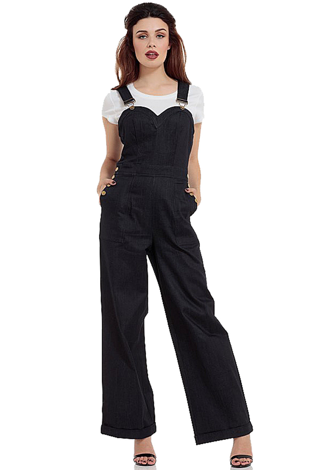 Vixen Rosie The Riverter 40s Sweetheart Jumpsuit