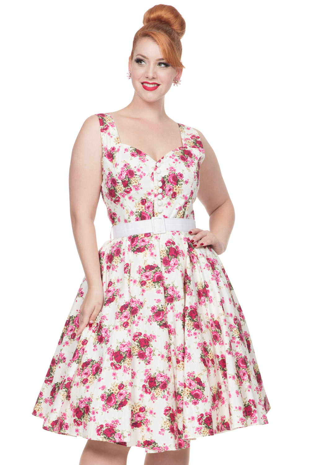 Voodoo Vixen Nicolette 1950s Swing Dress