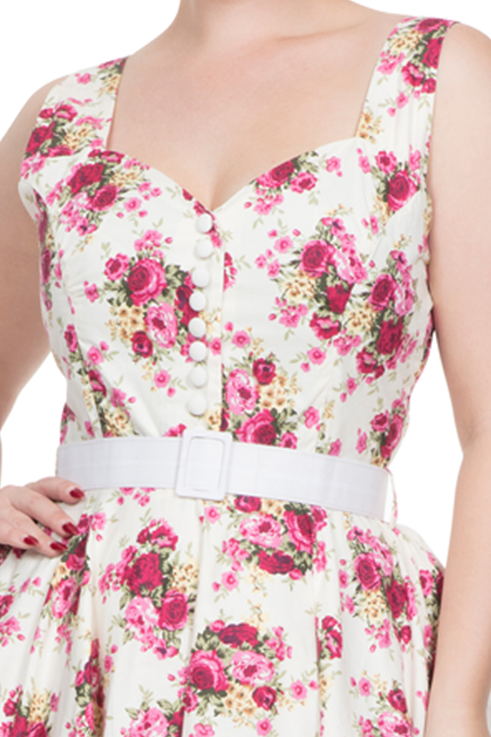 Voodoo Vixen Nicolette 1950s Swing Dress