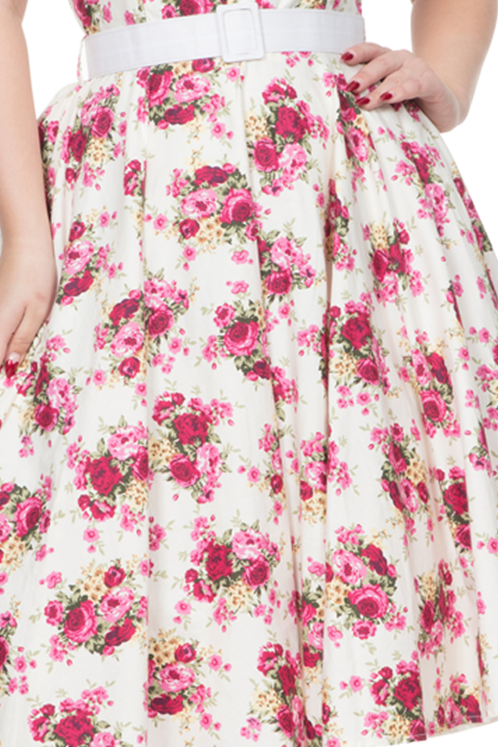 Voodoo Vixen Nicolette 1950s Swing Dress