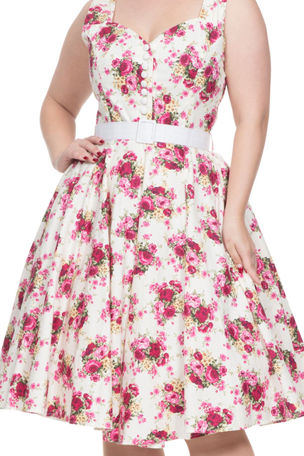 Voodoo Vixen Nicolette 1950s Swing Dress