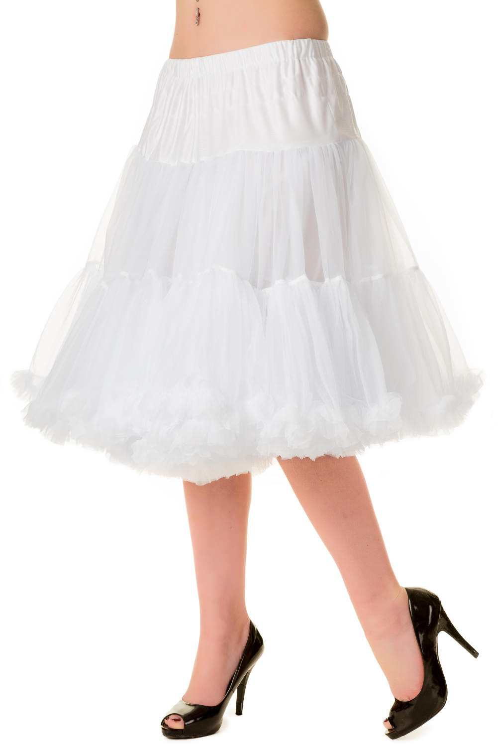 Banned Retro 50s Starlite White Petticoat