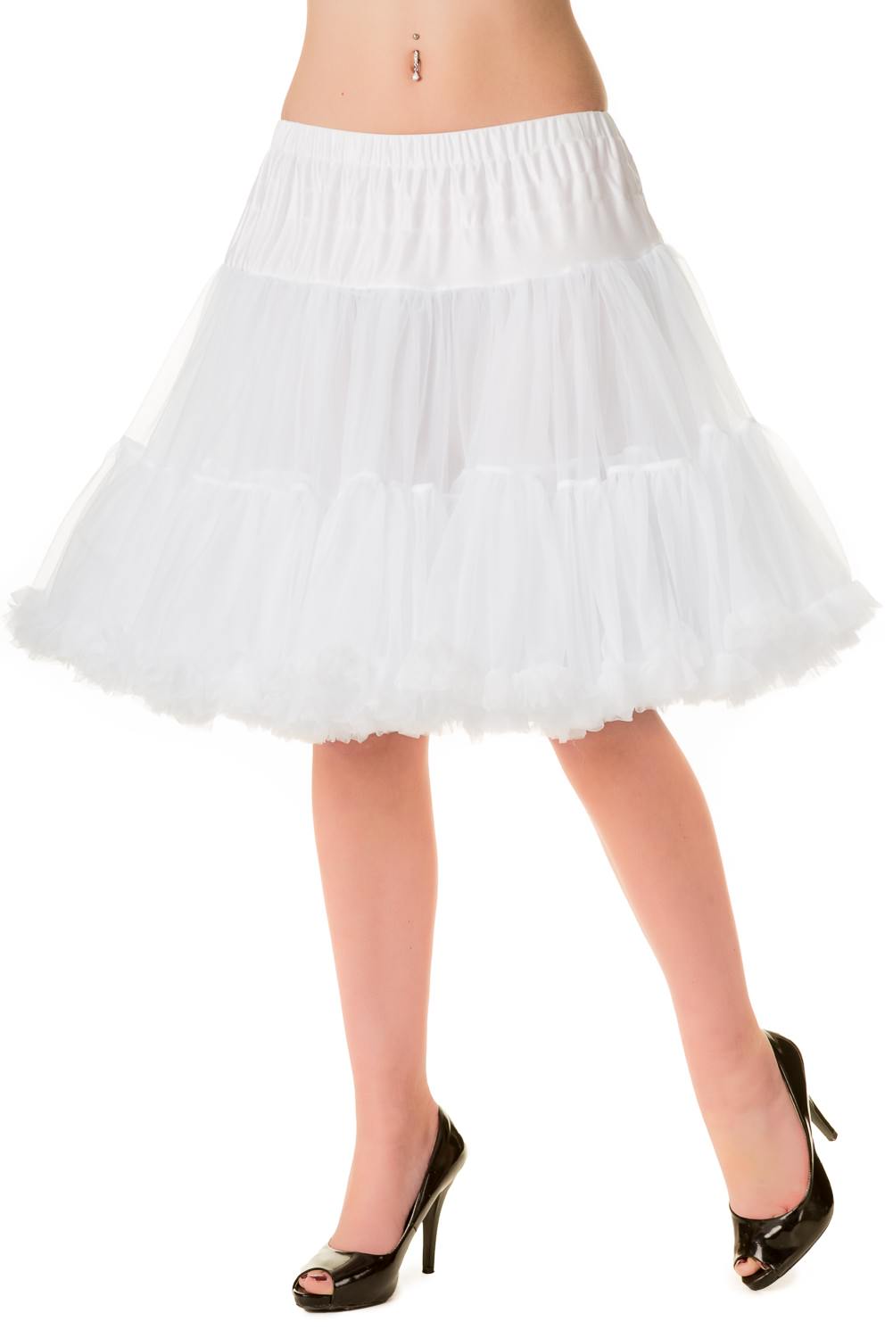 Banned Retro 50s Walkabout White Petticoat