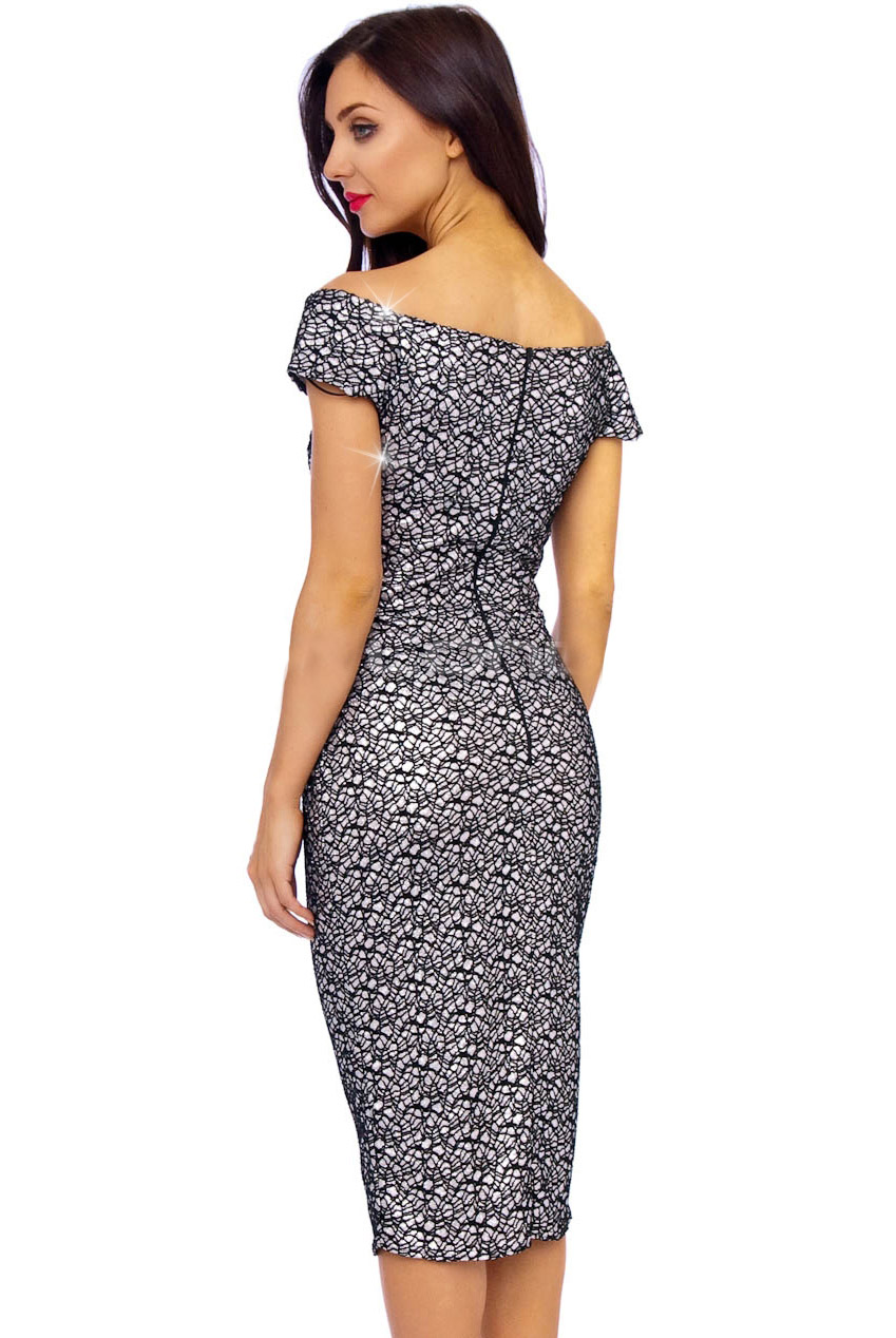 Vintage 50s Black Zoe Midi Pencil Dress UK s leading Vintage Store
